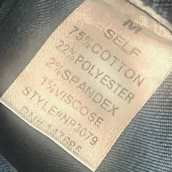 Nude Jeggings Mid-Rise Denim Pants Pull On Stretch Womens Size Medium Blue - Picture 8 of 9